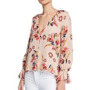 Joie Silk Floral Top Size XS
